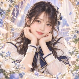 桒原椿の紹介用・非公式AIイメージイラスト