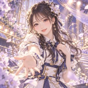 桜田 彩叶の紹介用・非公式AIイメージイラスト