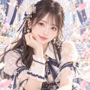 森﨑 冴彩の紹介用・非公式AIイメージイラスト