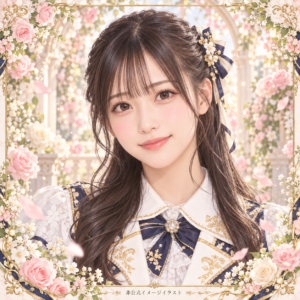 橋本 陽菜の紹介用・非公式AIイメージイラスト
