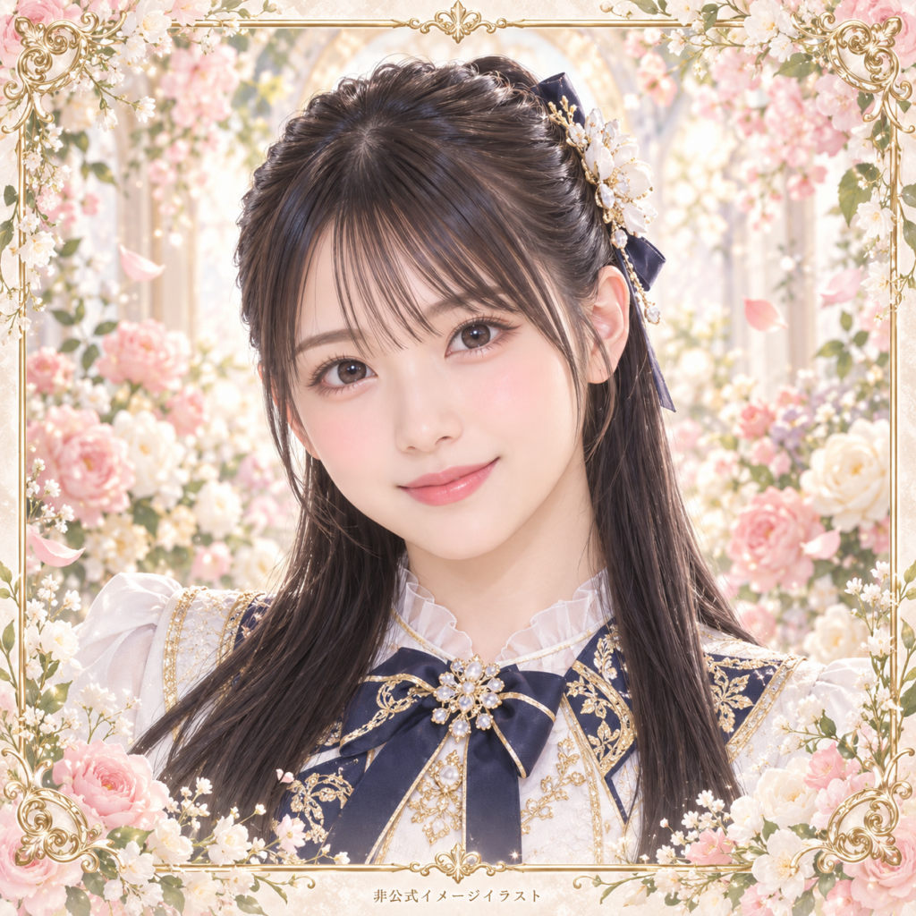櫻井梨央の紹介用・非公式AIイメージイラスト