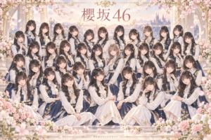 櫻坂46の非公式イメージイラスト