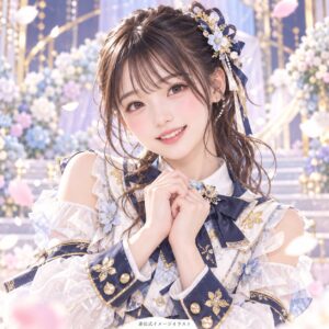 江口 心々華の紹介用・非公式AIイメージイラスト