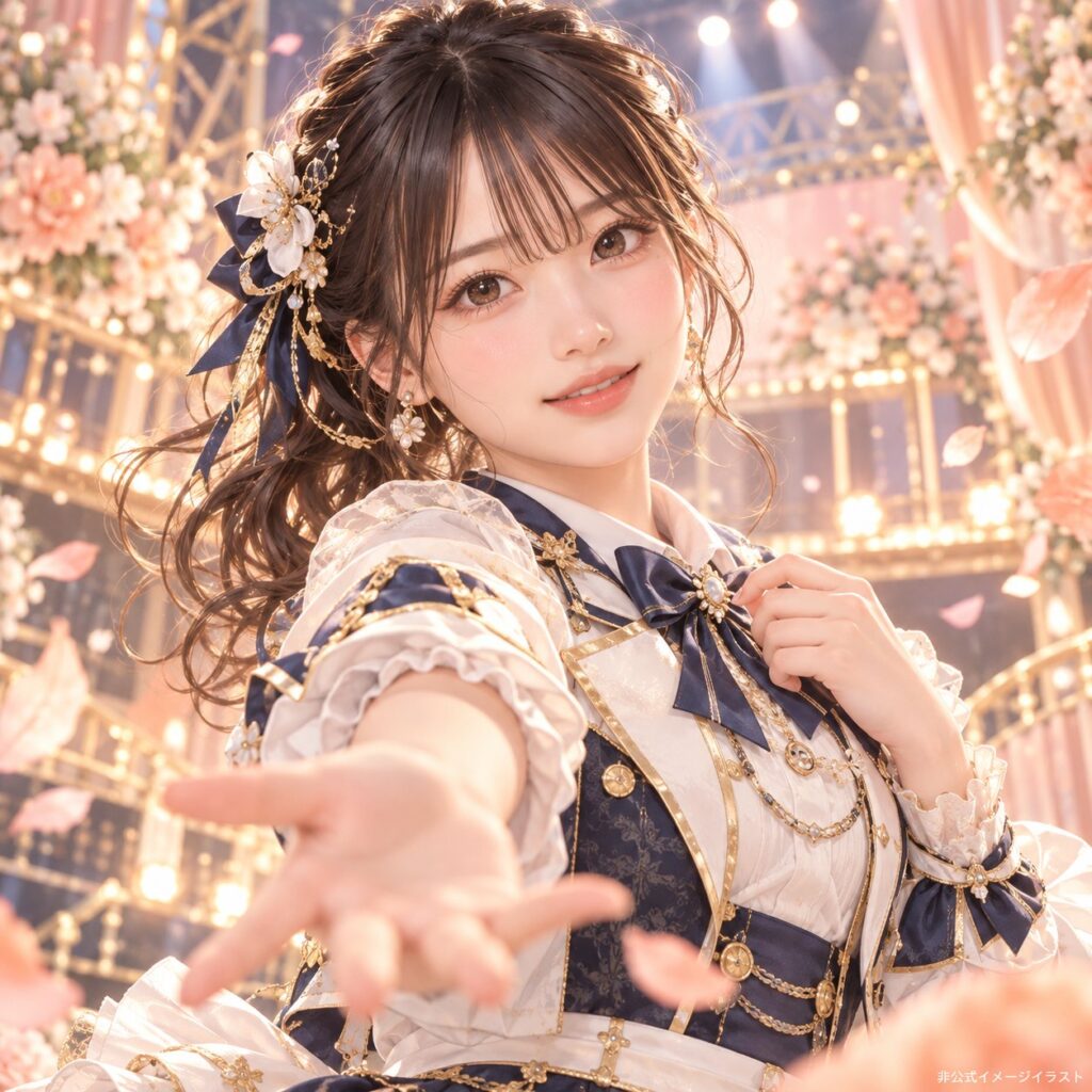 池 帆乃香の紹介用・非公式AIイメージイラスト