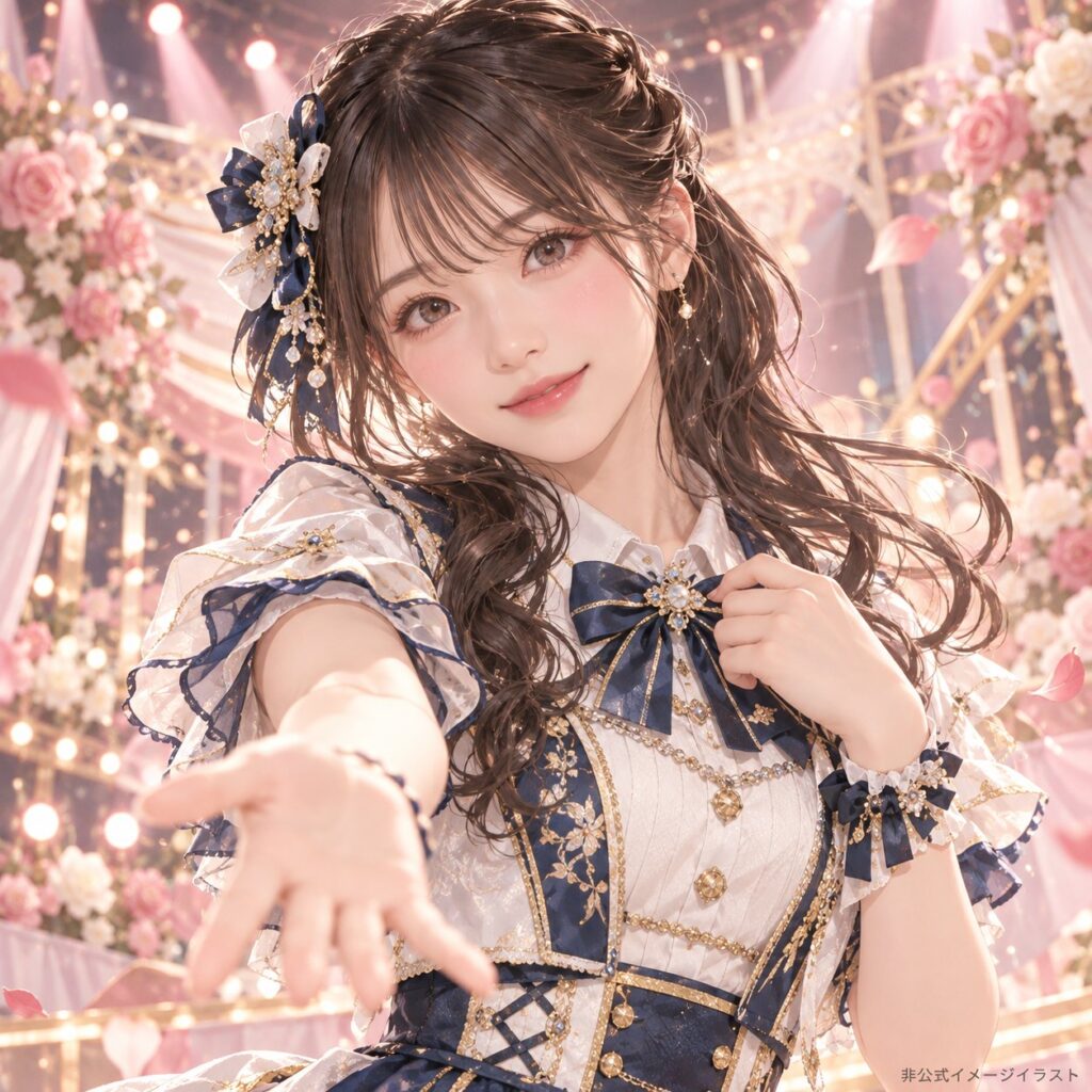 池田 典愛の紹介用・非公式AIイメージイラスト