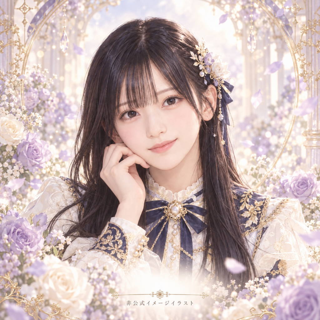 池田瑛紗の紹介用・非公式AIイメージイラスト