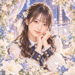 浅井裕華の紹介用・非公式AIイメージイラスト