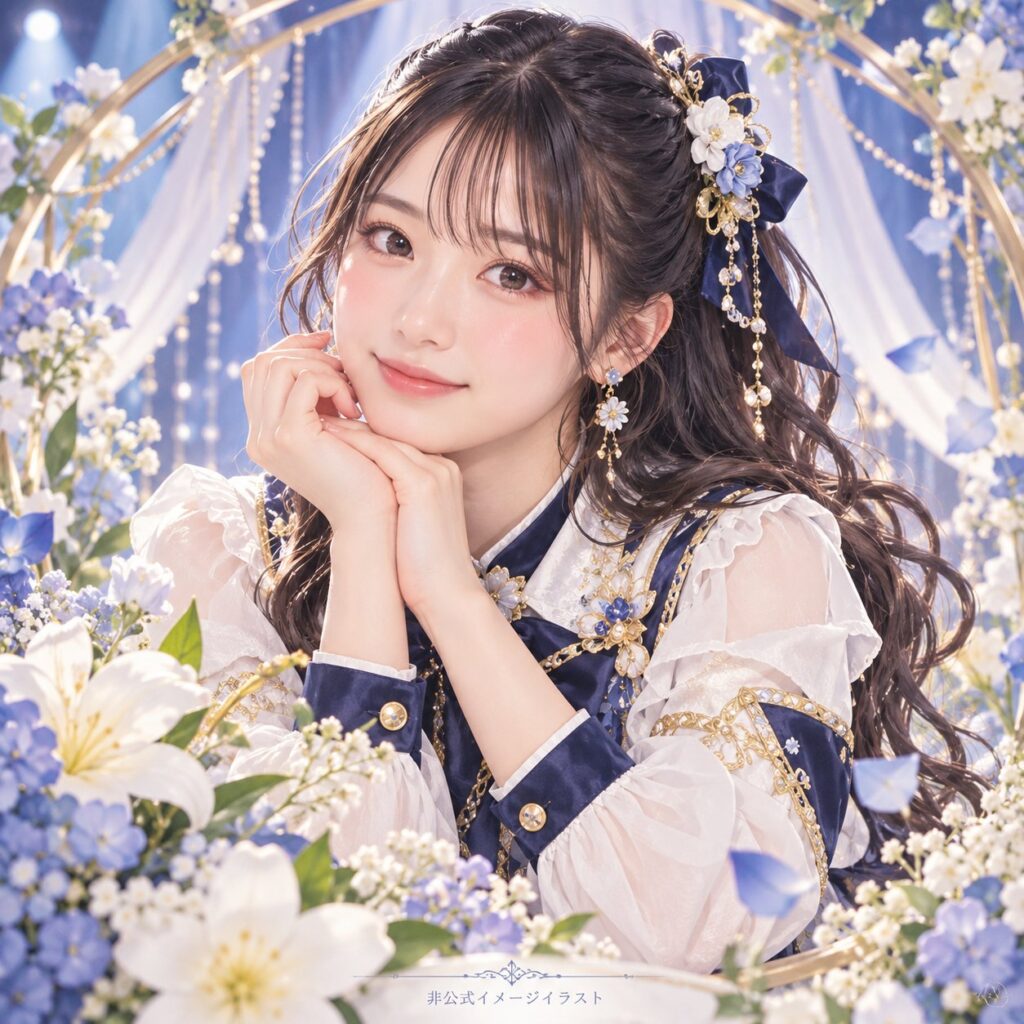 清野桃々姫の紹介用・非公式AIイメージイラスト