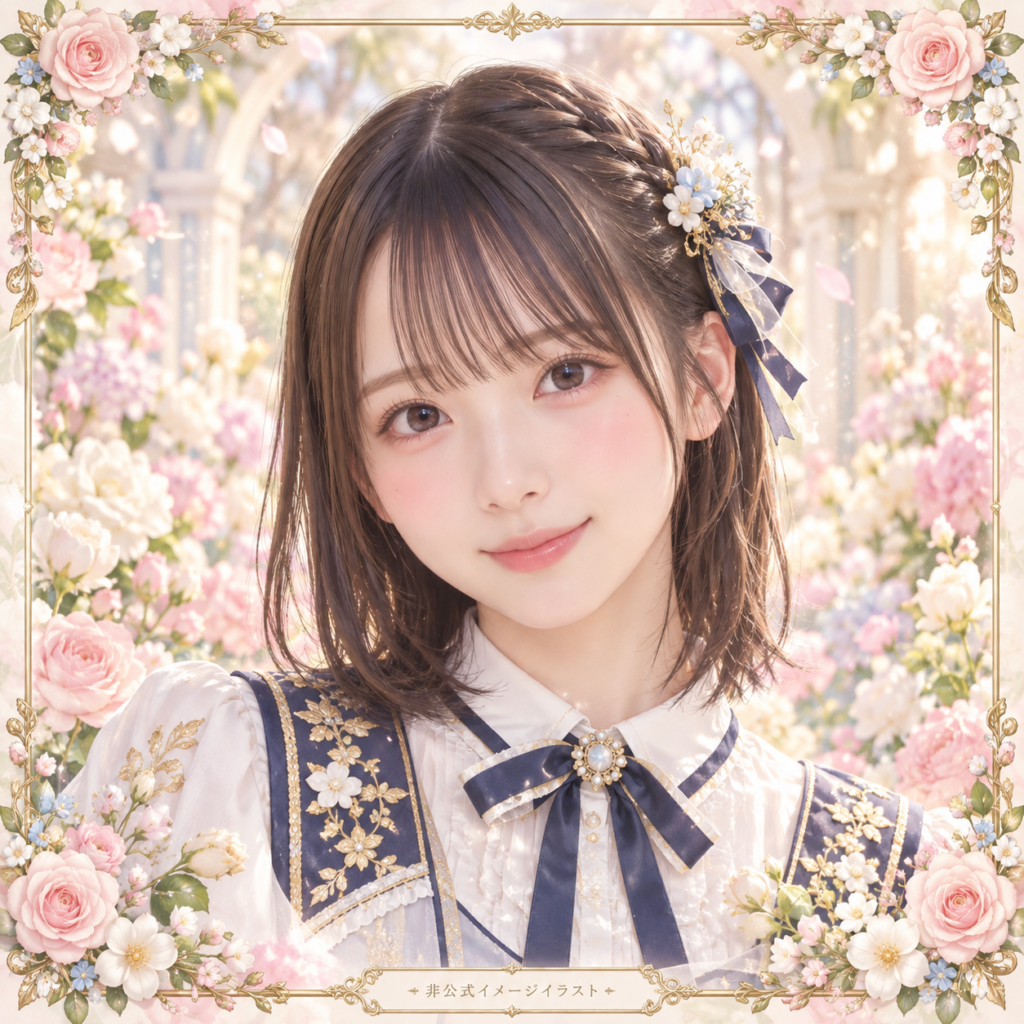 渡辺莉奈の紹介用・非公式AIイメージイラスト