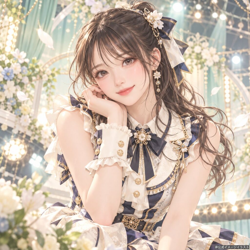 澁谷 愛紗南の紹介用・非公式AIイメージイラスト