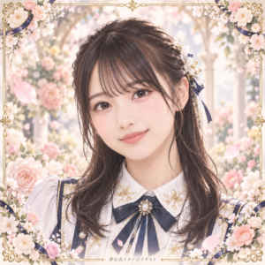 片山紗希の紹介用・非公式AIイメージイラスト