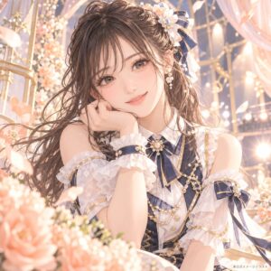 相馬優芽の紹介用・非公式AIイメージイラスト