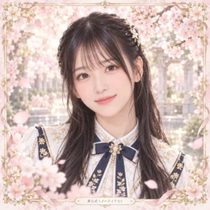 石森璃花の紹介用・非公式AIイメージイラスト