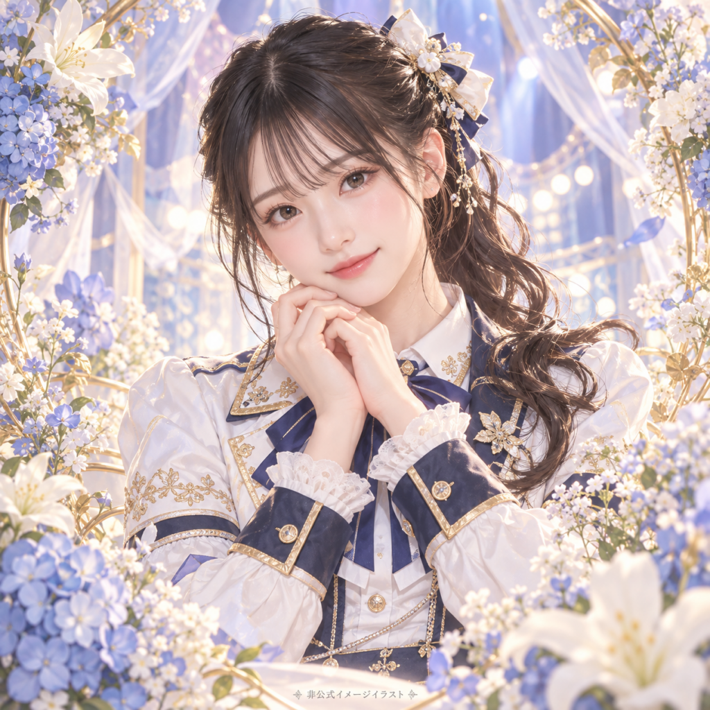 秋山 由奈の紹介用・非公式AIイメージイラスト