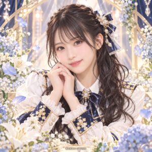 立花菖の紹介用・非公式AIイメージイラスト
