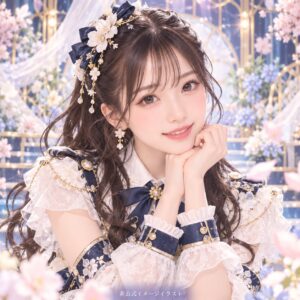 竹本 くるみの紹介用・非公式AIイメージイラスト