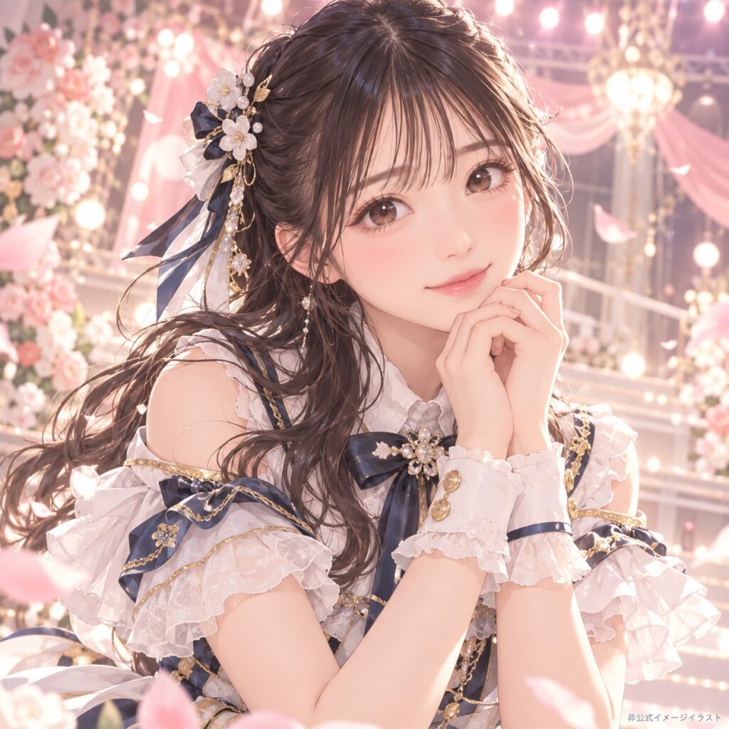 筒井澪心の紹介用・非公式AIイメージイラスト