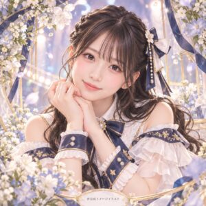 米村姫良々の紹介用・非公式AIイメージイラスト