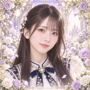 菅原咲月の紹介用・非公式AIイメージイラスト
