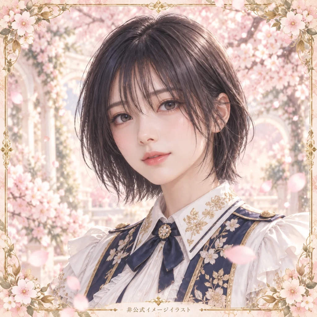 藤吉夏鈴の紹介用・非公式AIイメージイラスト