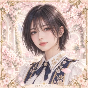 藤吉夏鈴の紹介用・非公式AIイメージイラスト