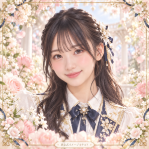 藤嶌果歩の紹介用・非公式AIイメージイラスト