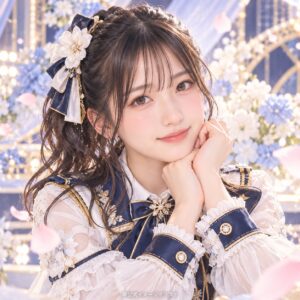 藤野 心葉の紹介用・非公式AIイメージイラスト