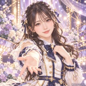 衣笠 彩実の紹介用・非公式AIイメージイラスト