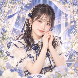 西田汐里の紹介用・非公式AIイメージイラスト