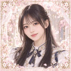 遠藤光莉の紹介用・非公式AIイメージイラスト