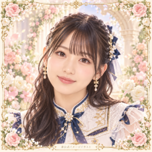 遠藤彩加里の紹介用・非公式AIイメージイラスト