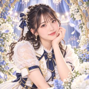里吉うたのの紹介用・非公式AIイメージイラスト