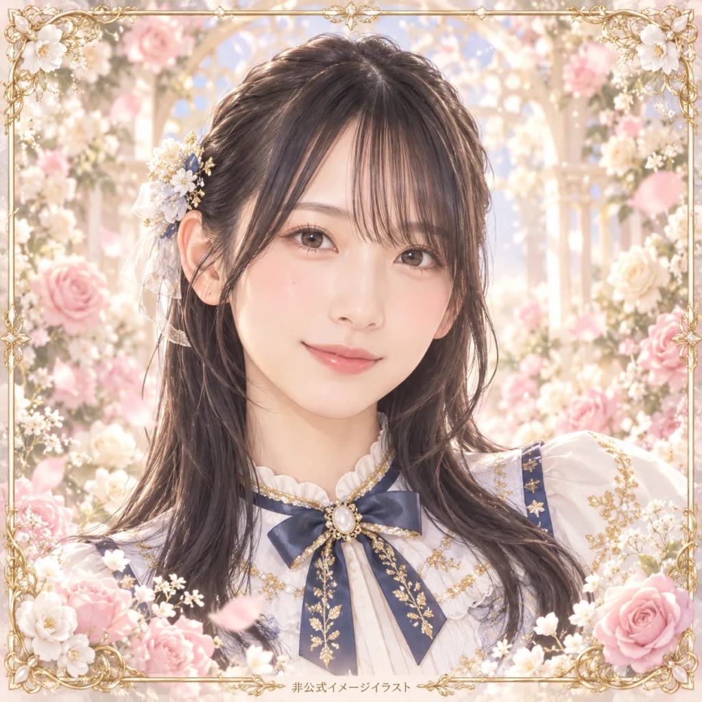 金村美玖の紹介用・非公式AIイメージイラスト