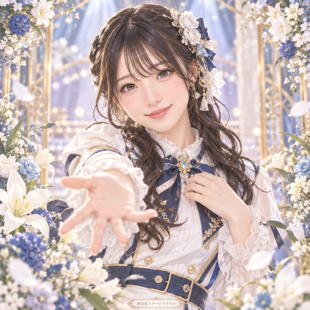 鈴木愛菜の紹介用・非公式AIイメージイラスト