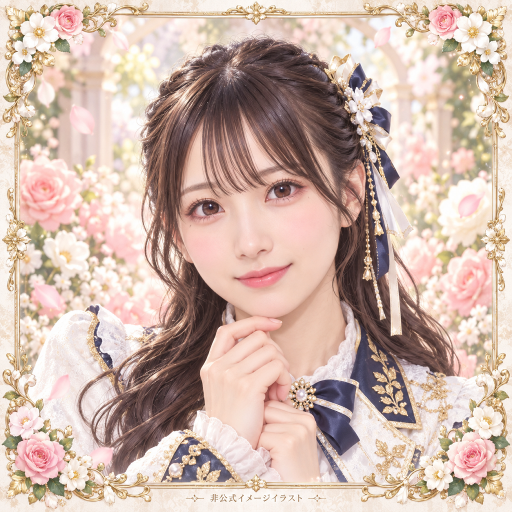 長友 彩海の紹介用・非公式AIイメージイラスト