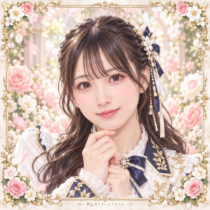 長友 彩海の紹介用・非公式AIイメージイラスト