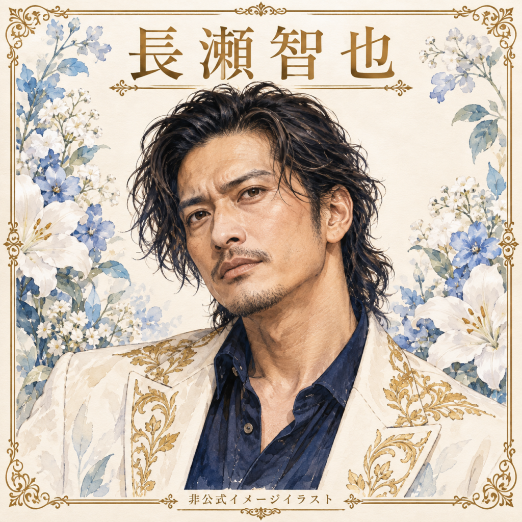 長瀬智也をイメージしたAI生成の非公式イラスト