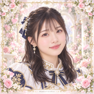 長野桃羽の紹介用・非公式AIイメージイラスト