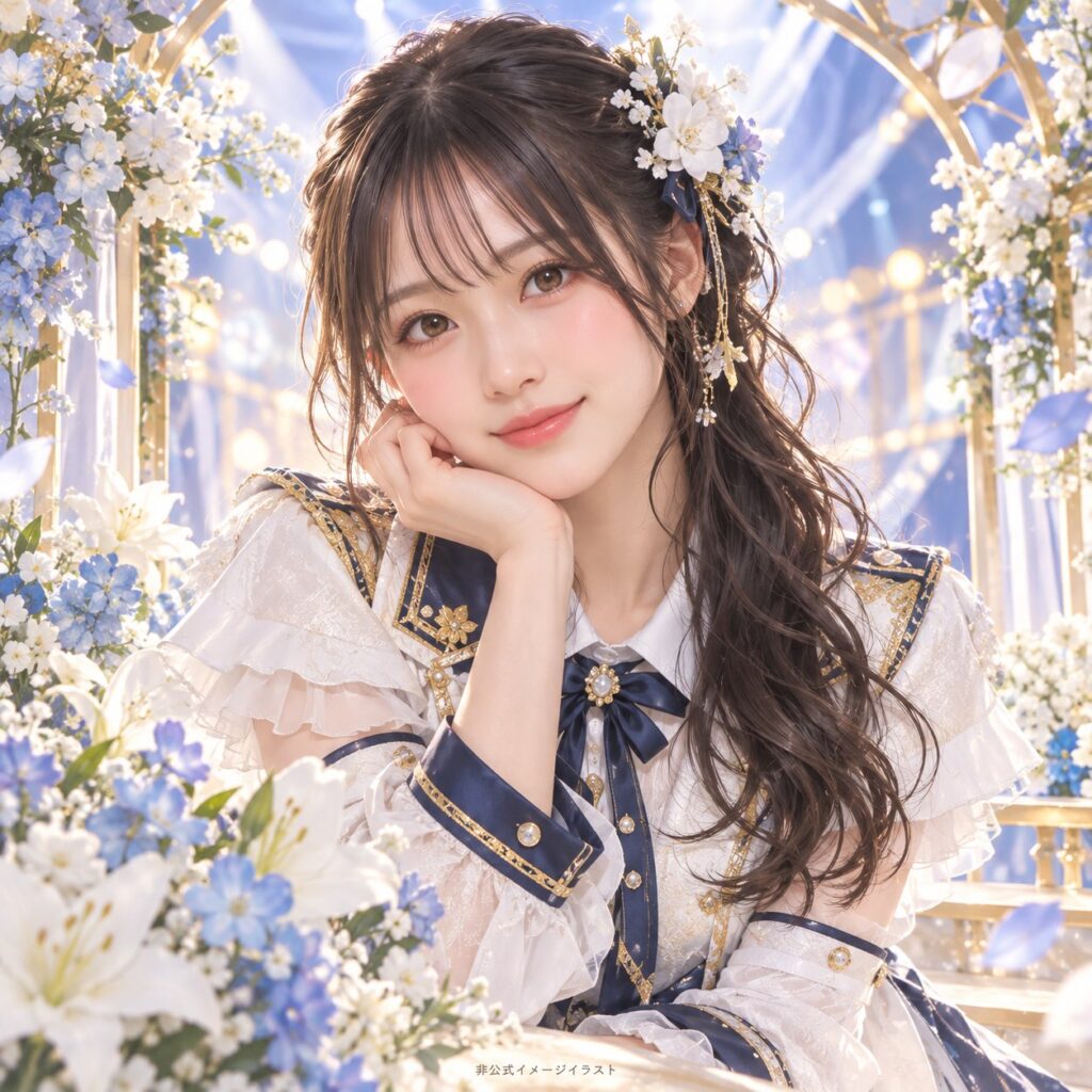 雲井紗菜の紹介用・非公式AIイメージイラスト