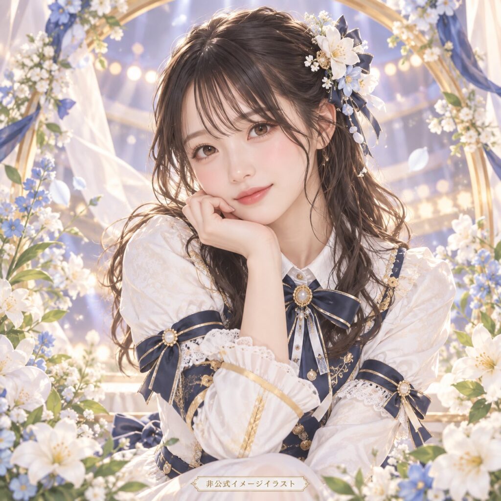 飯田ゆらの紹介用・非公式AIイメージイラスト