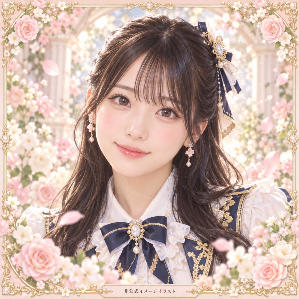 黒須 遥香の紹介用・非公式AIイメージイラスト